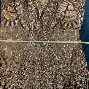 Brand nightway rose gold dress